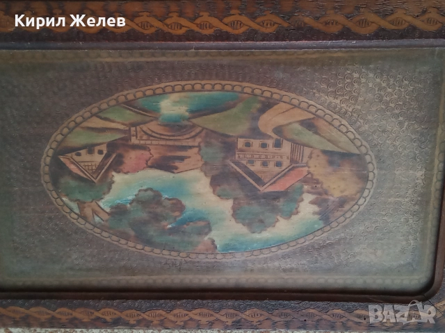 Тавичка стара дървена 51316, снимка 9 - Антикварни и старинни предмети - 51702874