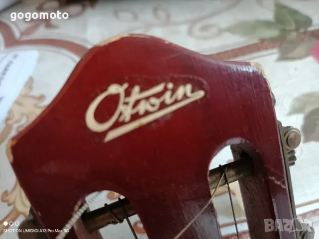 Китара класическа Otwin parlor guitar 1950-55, Otwin 🎸, китара 🎸 резонансова  , снимка 7 - Китари - 49872326