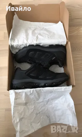 Нови мъжки черни туристически обувки Jack Wolfskin - № 41 (25.9 см), снимка 7 - Спортни обувки - 47744928