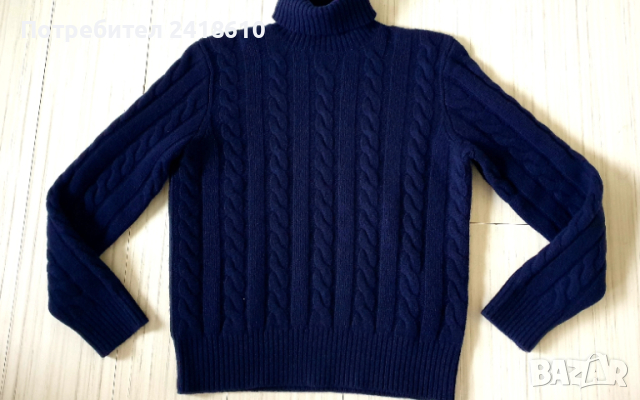 POLO Ralph Lauren Cable Wool / POLO Mens Size М НОВО! ОРИГИНАЛ! Мъжки Пуловер Поло!, снимка 9 - Пуловери - 52584528