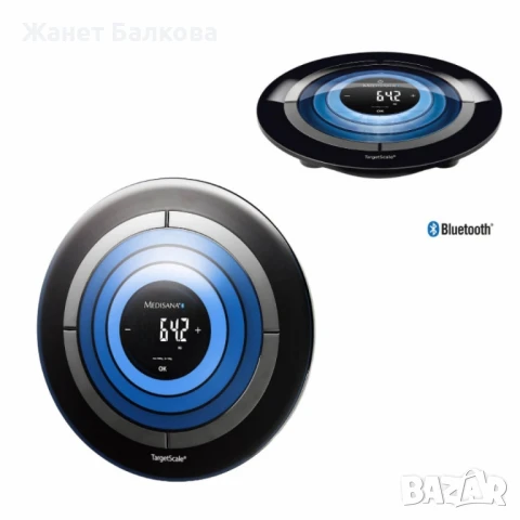 Електронна везна Medisana Target Scale 3 BT, снимка 5 - Друга електроника - 51387744