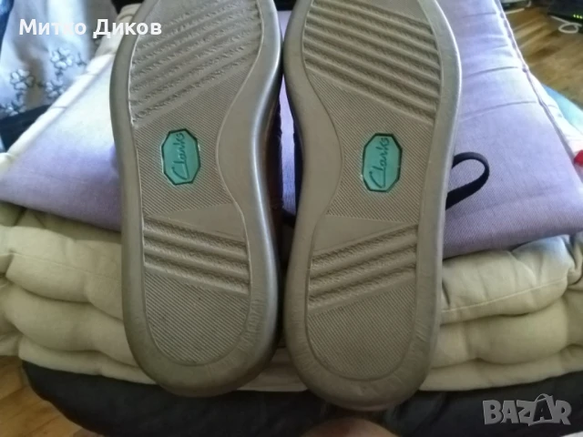 Мъжки маркови обувки нови естествена кожа Clarks стелка 275мм реален размер №43, снимка 9 - Ежедневни обувки - 51080398