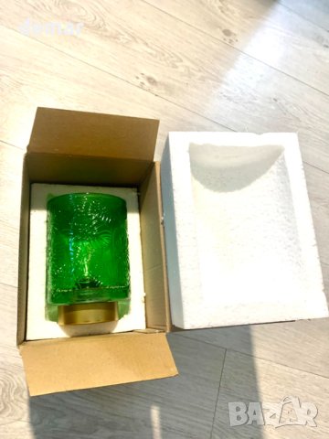 Нощна лампа с батерии, зелена, снимка 8 - Настолни лампи - 42940911