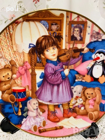 порцеланова чиния за стена , снимка 3 - Декорация за дома - 51124830