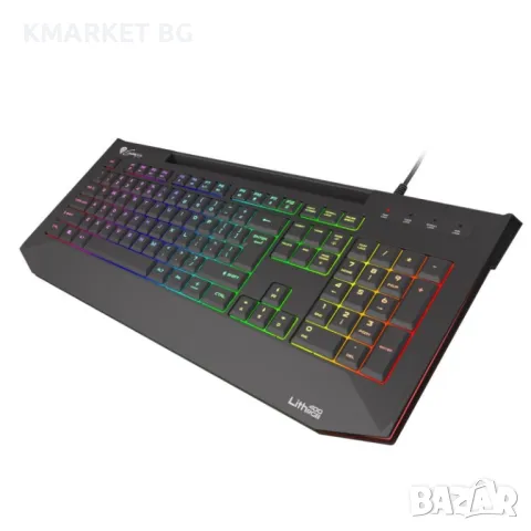 Genesis Gaming Keyboard Lith 400 RGB US Layout Геймърска Клавиатура, снимка 6 - Клавиатури и мишки - 49361311