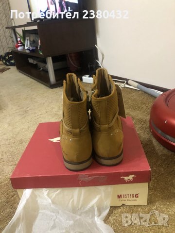 Дамски боти есенни Mustang - 40 , снимка 4 - Дамски боти - 39376572