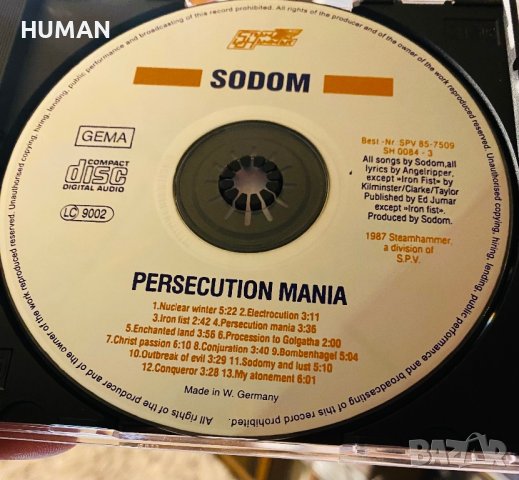 Sodom,Venom, снимка 3 - CD дискове - 43170959