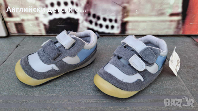 Английски детски обувки естествена кожа-MOTHERCARE, снимка 1 - Бебешки обувки - 44893530