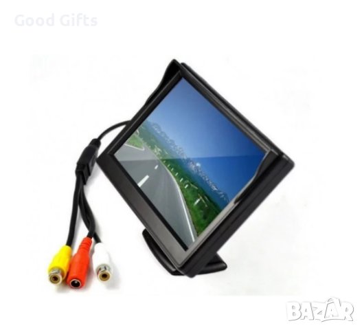 5 инча LCD Монитор за Камера за Задно Виждане, Цветен, снимка 6 - Аксесоари и консумативи - 43018615