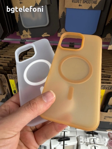 iPhone 16 Pro,iPhone 16 Pro Max матиран силикон с MAGSAFE, снимка 13 - Калъфи, кейсове - 53238094