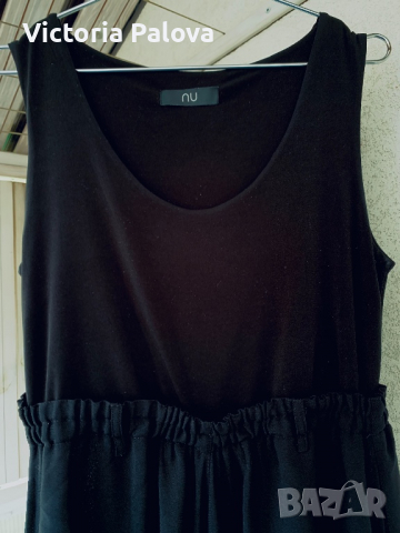 Модерен удобен черен гащеризон, снимка 3 - Гащеризони - 36549704