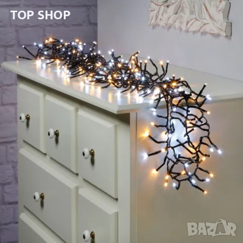 Лед верига за дома и градината- 400 диода-10 метра- бяло, снимка 3 - Други - 48636182