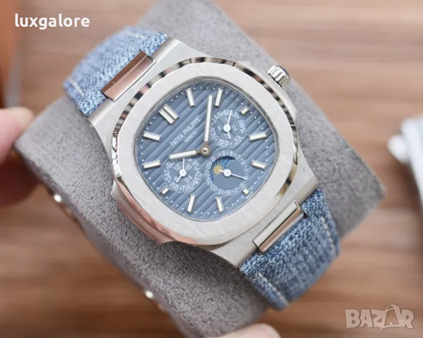 Мъжки часовник Patek Philippe Nautilus с автоматичен механизъм, снимка 6 - Мъжки - 48075346