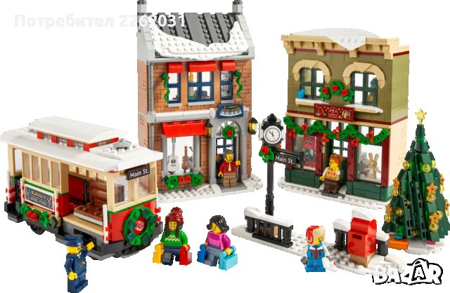 Lego Icons 10308 Holiday Main Street Лего 10308 Ваканционна главна улица / LEGO Christmas /, снимка 2 - Конструктори - 43192745