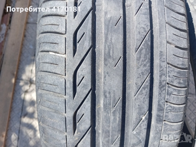 195 65 15 гуми 2.бр 7.милиметра граифер лятно Bridgestone turanza , снимка 2 - Гуми и джанти - 51808133