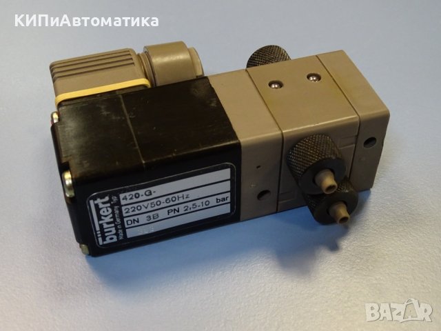 Пневматичен разпределител Burkert 420-G solenoid valve, снимка 5 - Резервни части за машини - 40620496