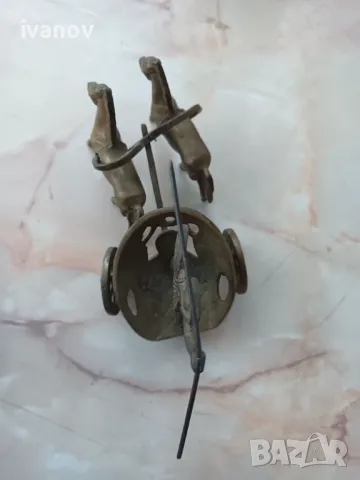 Бронзова колесница, снимка 4 - Колекции - 48116752