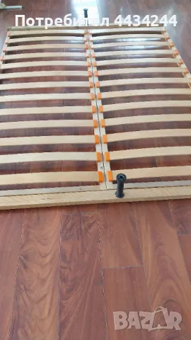  Подматрачна рамка с крака размери + матрак 160/190, снимка 3 - Спални и легла - 49815144