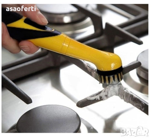 ✨ Комплект "Clean It" – Електрическа Четка за Почистване с 4 Сменяеми Глави (Без Кабели), снимка 12 - Други - 52791769