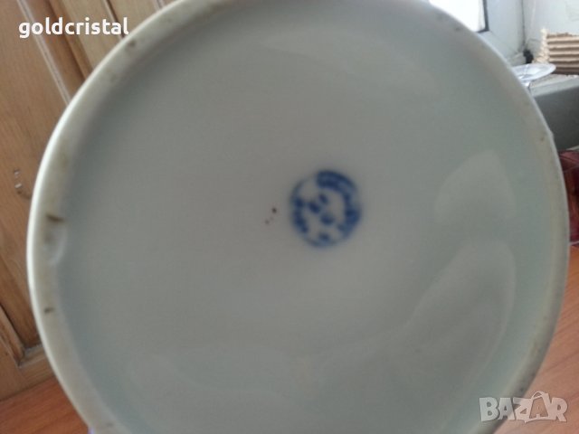 Стар български порцелан чайник кана , снимка 4 - Антикварни и старинни предмети - 38476564