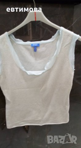 Блуза без ръкави, Escada Sport, размер L, снимка 4 - Корсети, бюстиета, топове - 33293421