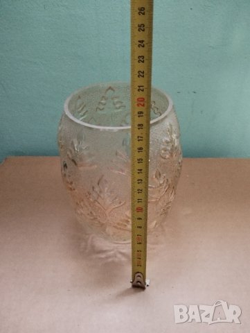 Три стъкла за лампа арт деко, снимка 2 - Настолни лампи - 43351535