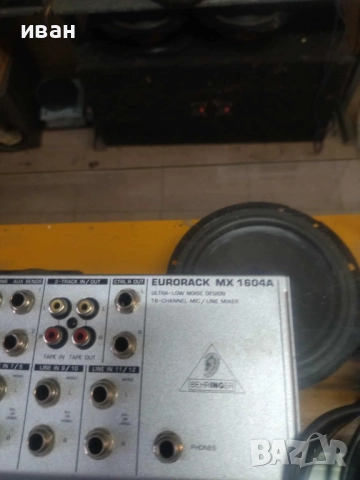 смесител behringer eurorack mx1604a, снимка 4 - Ресийвъри, усилватели, смесителни пултове - 52159717