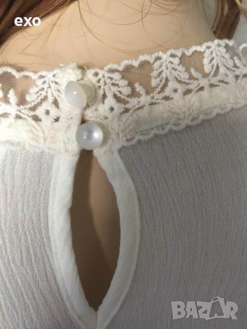 Копринена блуза, Копринена блуза екрю, Копринена блуза брик, Нежна копринена блуза, снимка 4 - Блузи с дълъг ръкав и пуловери - 43392368