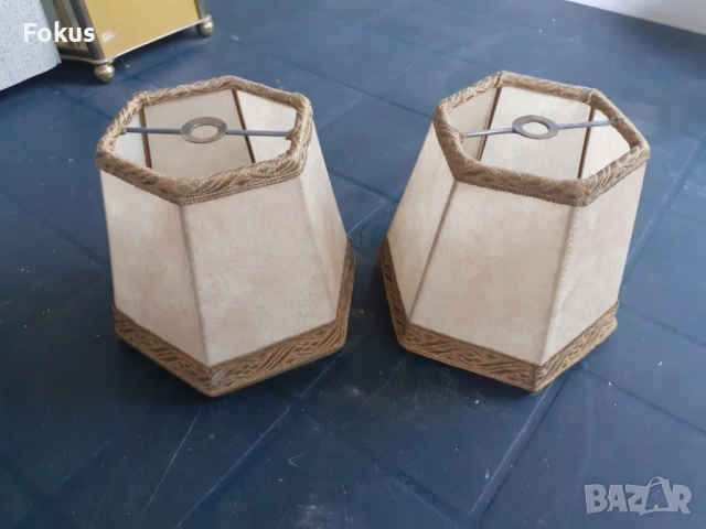 Стари плафони от естествена кожа лампа абажур полилей