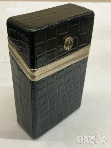 Табакера-Кутия за Цигари AD-Alfred Dunhill / Алфред Дънхил Със Крокодилска Кожа 