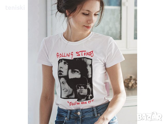  Дамска рок тениска Rolling Stones Модели,цветове и размери, снимка 7 - Тениски - 30379708