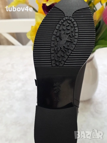 Нови дамски елегантни боти с панделки, изцяло от естествена кожа с топла подплата. , снимка 12 - Дамски боти - 53415853