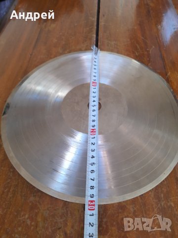 Стара метална грамофонна плоча, матрица , снимка 3 - Други ценни предмети - 42992067