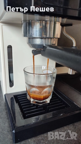 85лв. Кафемашина Briel A1 Ivory 1050w перфектно еспресо кафе крема цедка Бриел, снимка 4 - Кафемашини - 52718898