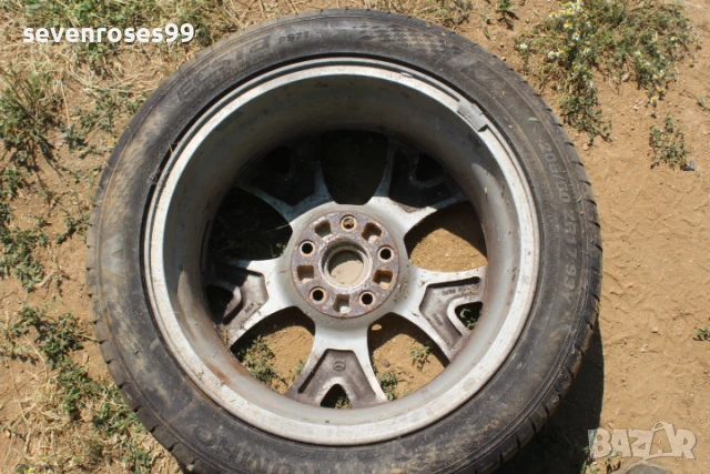 Лети джанти с летни гуми Мазда 3 2008 2.3i 158hp Mazda 3 седан 4броя 205 50 17  , дот4919 et52.5 6.5, снимка 8 - Гуми и джанти - 50659933