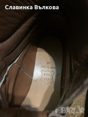 Зимни боти естествена кожа 40 ENEL, снимка 7 - Мъжки ботуши - 53167387