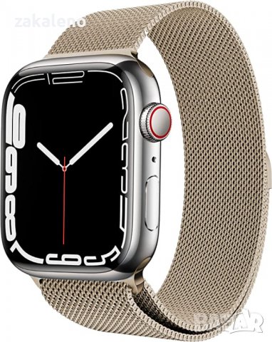 Метална верижка каишка Apple Watch 2/3/4/5/6/7/SE 38/40/41/42/44/45, снимка 8 - Аксесоари за Apple - 37765559