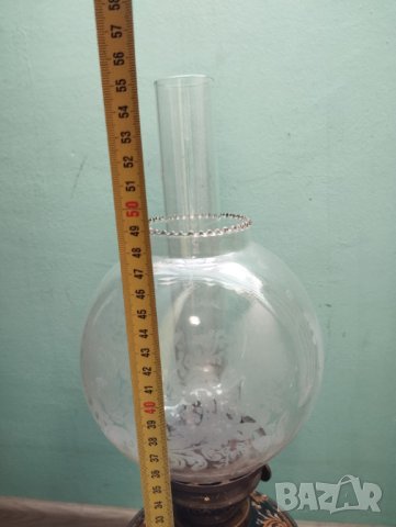 Стара газена /газова/ лампа, снимка 5 - Антикварни и старинни предмети - 43928057