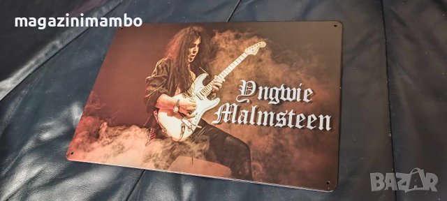 Yngwie Malmsteen-метална табела(плакет) 