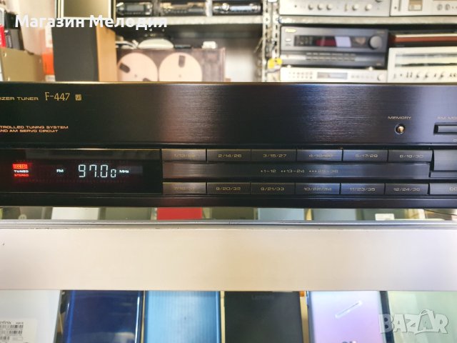 Тунер  Pioneer F-447  В отлично техническо и визуално състояние., снимка 4 - Декове - 43814439