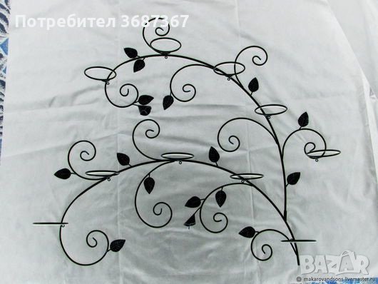 Цветарници и стойки за цветя и саксии от ковано желязо 