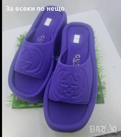 Дамски чехли Gucci- 3 цвята, снимка 3 - Чехли - 44010577