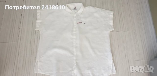 Tommy Hilfiger 100%  Лен / Womens Shirt Oversize  Size XL НОВО!  ОРИГИНАЛ! Дамска Ленена Риза!, снимка 11 - Ризи - 50736921