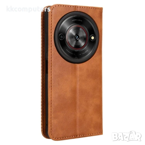 ZTE Blade A75 5G nubia Focus Leather Magnetic2 Wallet Кожен Калъф и Протектор, снимка 10 - Калъфи, кейсове - 51182101