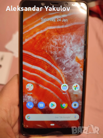 Продавам телефон Nokia 3.1 Plus с опаковка, снимка 2 - Резервни части за телефони - 53225516