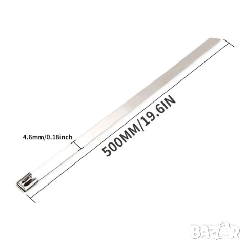 Метални скоби за термолента кабели тръби 50 броя, снимка 6 - Аксесоари и консумативи - 51752210