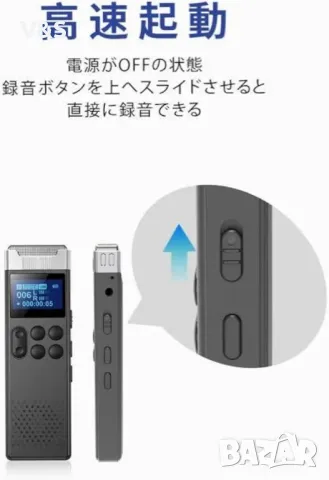 Цифров диктофон LIMENAMICS - 32GB 3072kbps, снимка 3 - MP3 и MP4 плеъри - 47873659