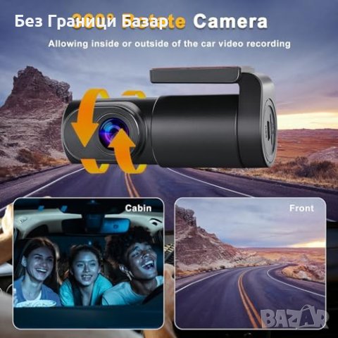 Нова Dashcam Камера със SD карта, 1080P WiFi Монитор за паркиране, снимка 2 - Аксесоари и консумативи - 43498113