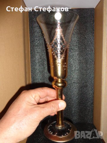  Ритуални чаши за сватбено тържество, снимка 5 - Декорация за дома - 39090276