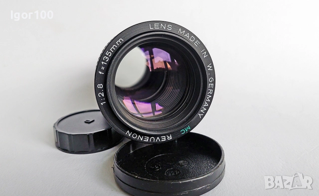 Обектив 135 мм / 2.8 - на М42, снимка 2 - Фотоапарати - 52523606